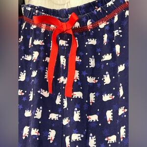 Polar Bear print pajama bottoms. Sz XL